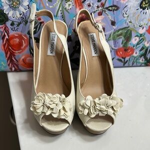 Steve Madden Cream Women's Shoes